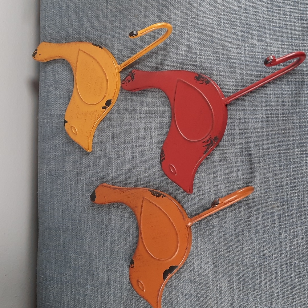 Wall Hooks Bird Birds Rustic Urban Farmhouse Home Coat Utility Laundry Room